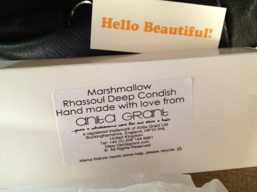 Product Review:  Anita Grant’s Banana Rhassoul Deep Condish