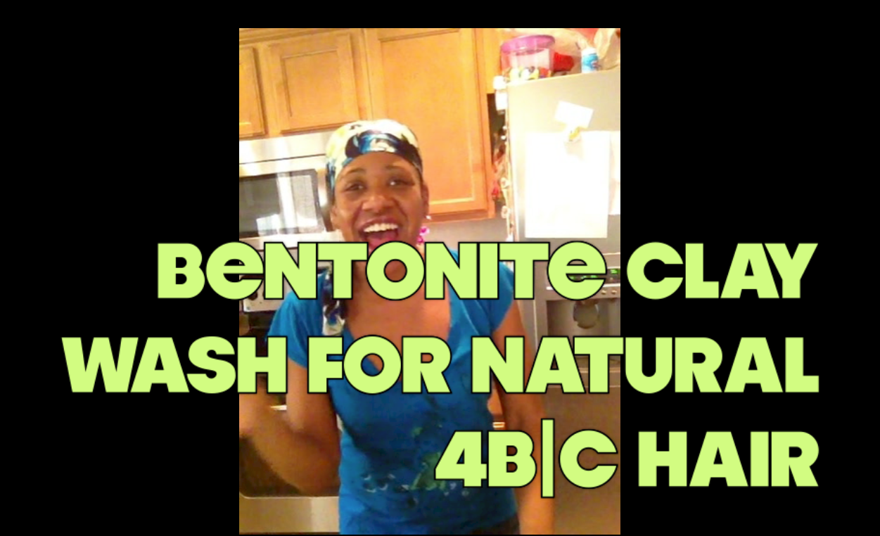 Video: Detangling Bentonite Clay Wash for 4b/c Hair