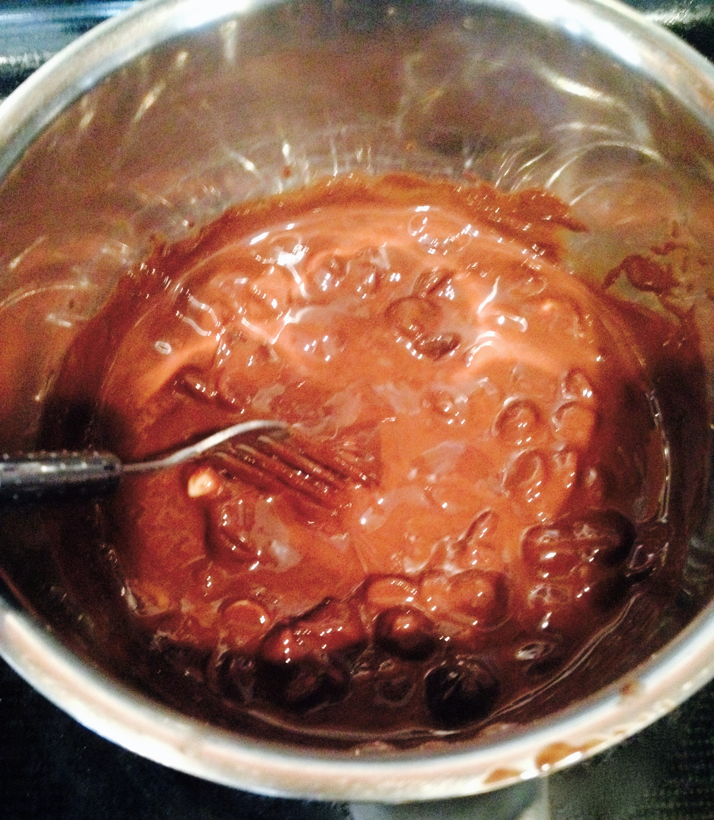 melted chocolate