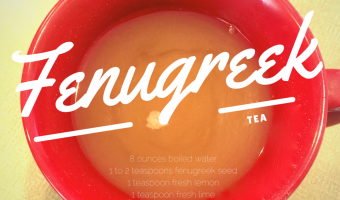 Fenugreek Tea Recipe for #HealthyEverything