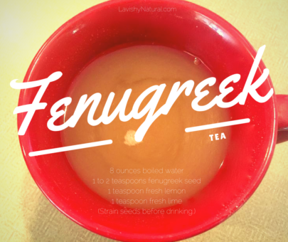 Fenugreek Tea Recipe for #HealthyEverything
